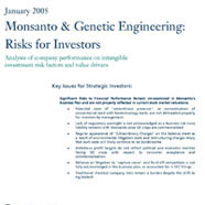 monsanto and genetic engineering risks cover